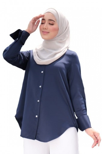 DLEQA LAINEY TOP NAVY