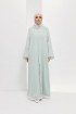 SORAYA ABAYA - MINT GREEN POLKA