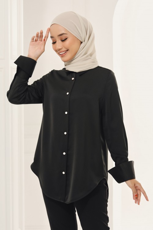 DLEQA LAINEY TOP BLACK