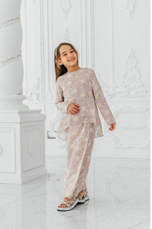 KURUNG AZALEA KIDS - SEPHIA BEIGE