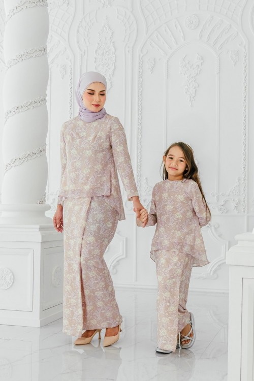 KURUNG AZALEA KIDS - SEPHIA BEIGE