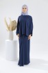 ANNA KURUNG- OXFORD BLUE