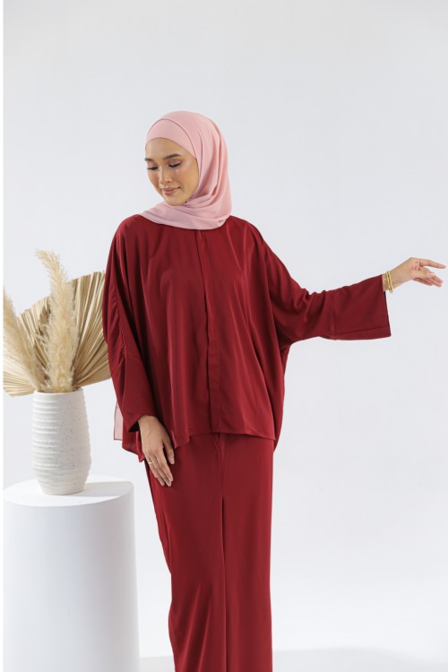 ANNA KURUNG- DEEP MAROON