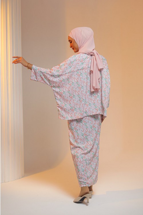 KURUNG DAHLIA CORAL ROSE