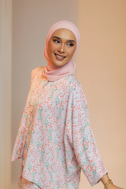 KURUNG DAHLIA CORAL ROSE