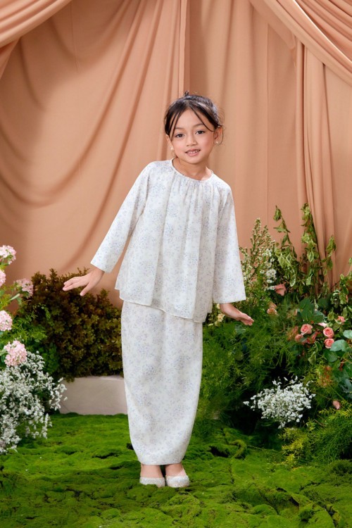 KURUNG LAURA SNOWY LILAC KIDS