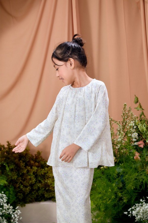 KURUNG LAURA SNOWY LILAC KIDS