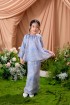 KURUNG LAURA HAZY BLUE KIDS