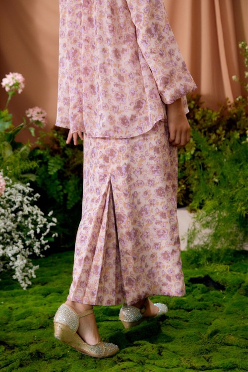 KURUNG LAURA LAVENDAR SPOT KID