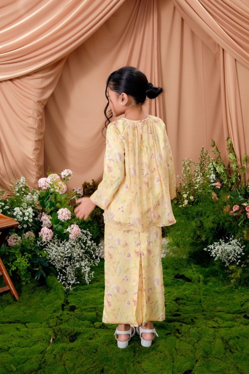 KURUNG LAURA LEMON MIST KIDS