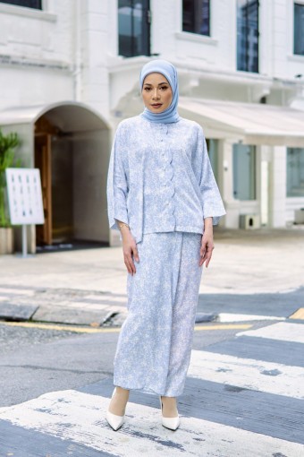 KURUNG DAHLIA BLUE PANSY