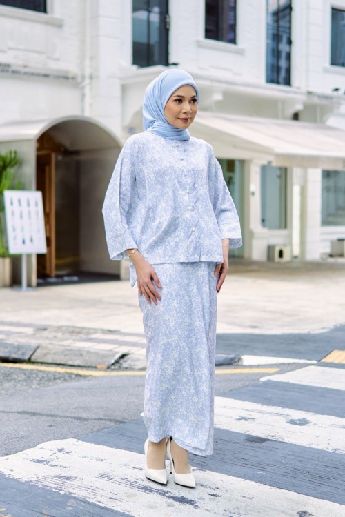 KURUNG DAHLIA BLUE PANSY