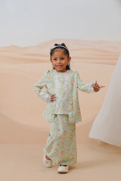 KEBAYA ANOM KIDS AQUA MINT