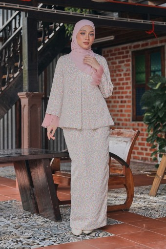 KURUNG KIRANA SOFT PINK