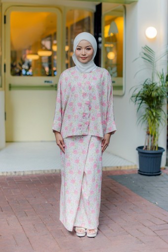KURUNG DAHLIA IVORY BLUSH (PRE ORDER)