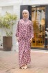 KURUNG DAHLIA DEEP BURGUNDY