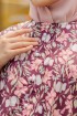 KURUNG DAHLIA DEEP BURGUNDY