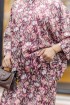 KURUNG DAHLIA DEEP BURGUNDY