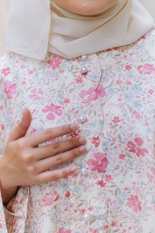 KURUNG DAHLIA CREAM ROSY