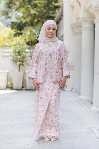 KURUNG DAHLIA CREAM ROSY