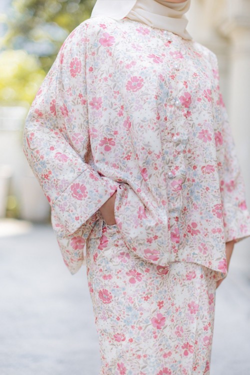 KURUNG DAHLIA CREAM ROSY