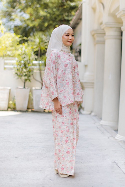 KURUNG DAHLIA CREAM ROSY