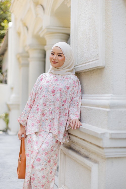 KURUNG DAHLIA CREAM ROSY