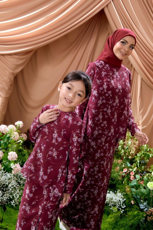 KURUNG AZALEA DARK RUBY KIDS