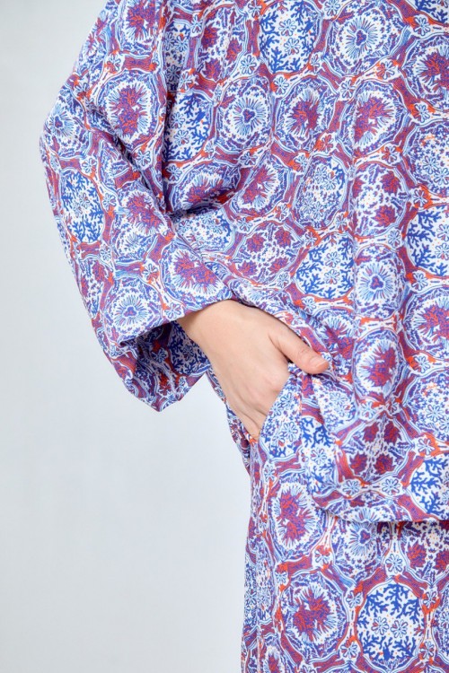 KURUNG ARIA AZURE MOSAIC