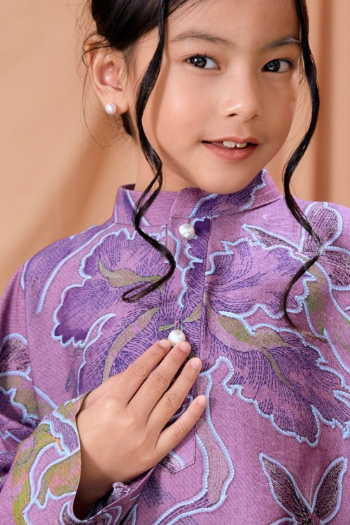 KURUNG ARIA PEARLY GRAPE KIDS