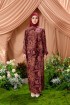 KURUNG ARIA PLUM RED