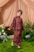 KURUNG ARIA PLUM RED KIDS