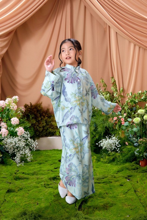 KURUNG ARIA SOURMINT BLUE KIDS
