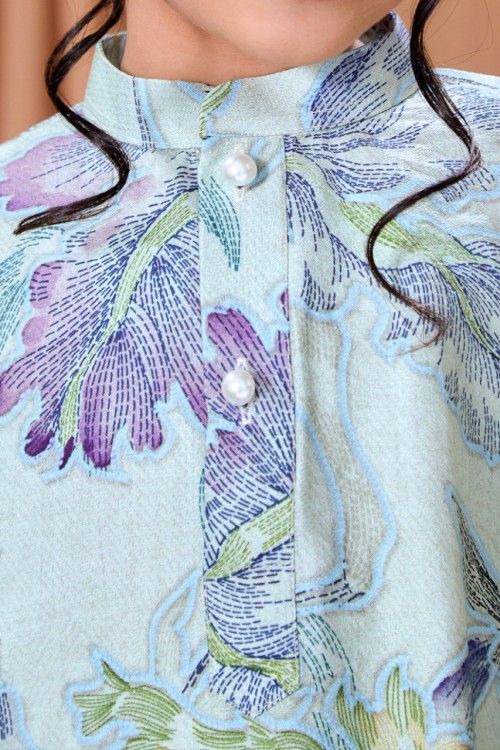 KURUNG ARIA SOURMINT BLUE KIDS