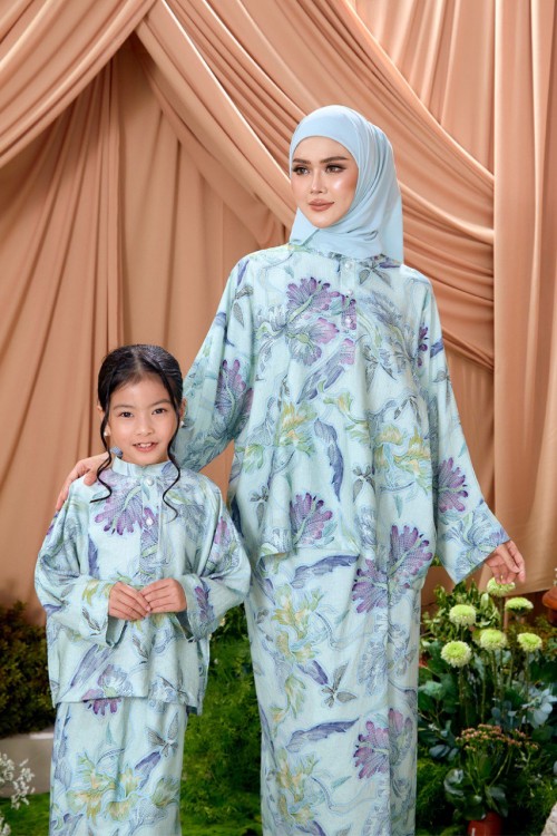 KURUNG ARIA SOURMINT BLUE KIDS