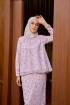 KURUNG LAURA LAVENDER SPOTS