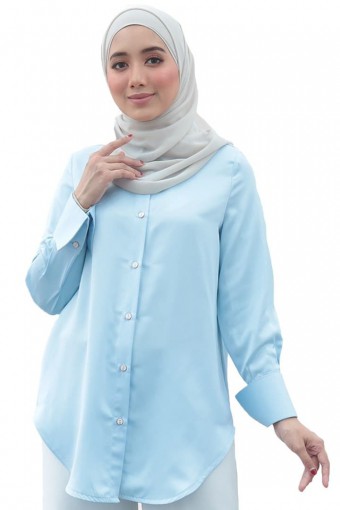 DLEQA LAINEY TOP BABY BLUE