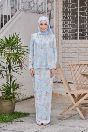 KURUNG LAURA ALICE BLUE KURUNG LAURA ALICE BLUE