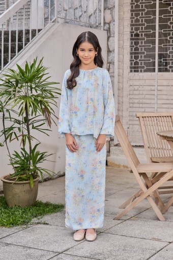 KURUNG LAURA ALICE BLUE KIDS KURUNG LAURA ALICE BLUE KIDS