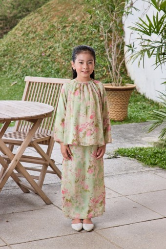KURUNG LAURA GREEN GLOW KIDS KURUNG LAURA GREEN GLOW KIDS