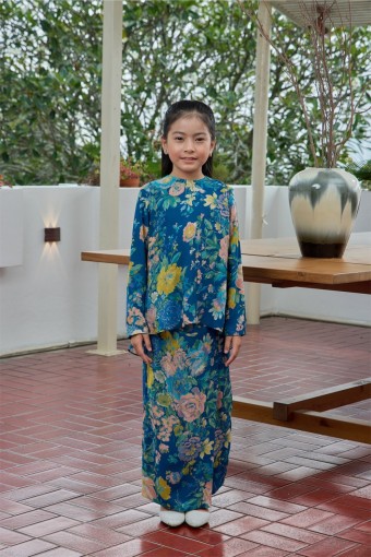 KURUNG AZALEA DAZY TEAL KIDS KURUNG AZALEA DAZY TEAL KIDS